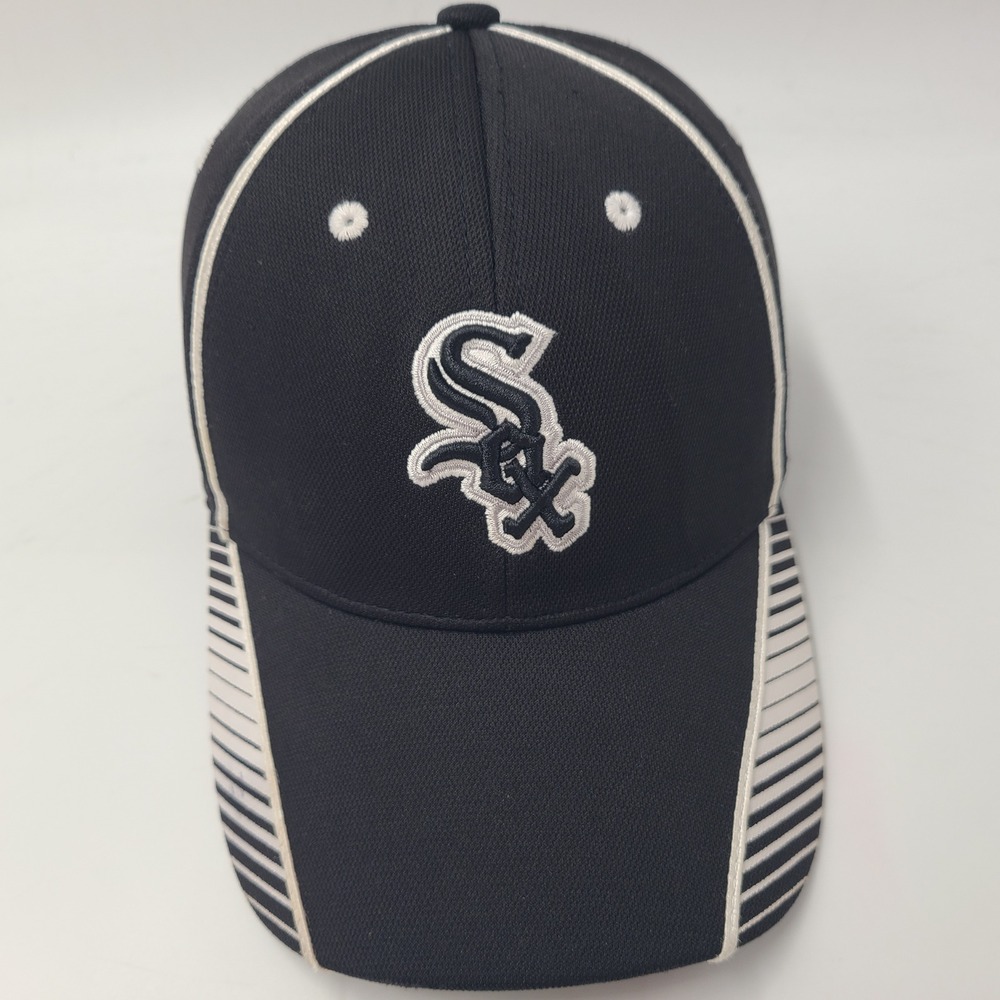 Kids Chicago White Sox Hat Adjustable 47 Brand Black White MLB Baseball Boys